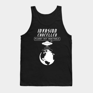 Planet Earth not habitable Tank Top